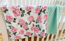 Load image into Gallery viewer, Crib Blanket | Roses