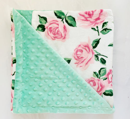 Crib Blanket | Roses