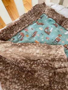 Crib Blanket | Deer Print