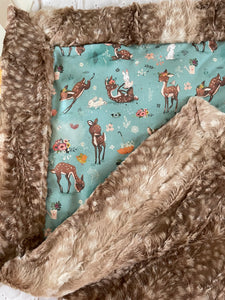 Crib Blanket | Deer Print