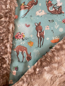 Crib Blanket | Deer Print