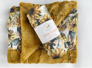 Crib Blanket | Sunflower